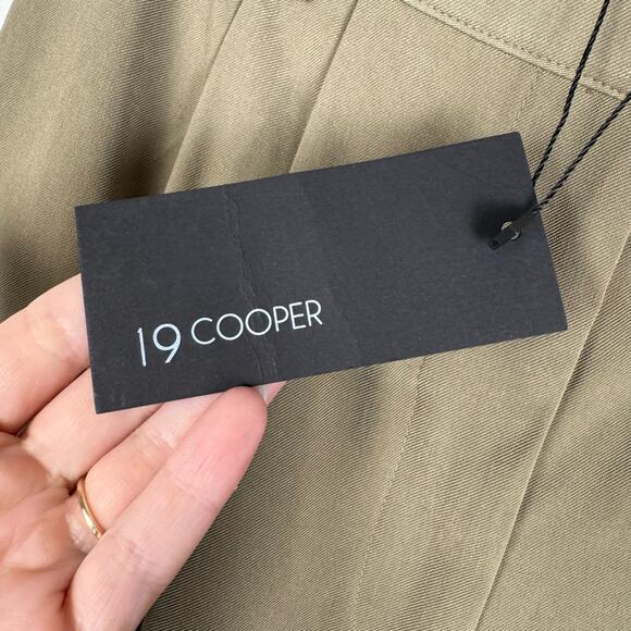 19 Cooper High Waist Baggy Cargo Pants in Khaki NWT Womens M y2k Utility Grunge - Picture 7 of 15